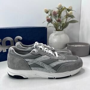 SAS Tour Mesh Lace Up Sneakers Comfort Shoe Plata Mix Gray Women 7.5N Tried On
